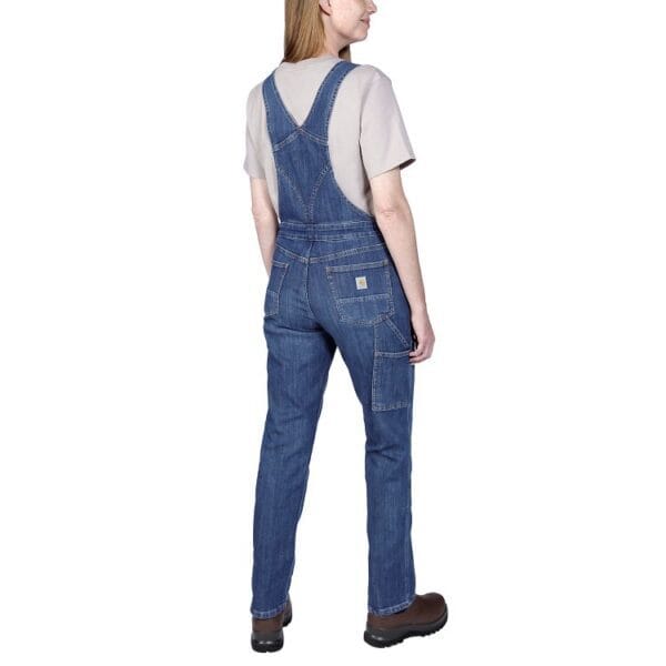 Relaxed Fit Denim Bib Overall - Bilde 3