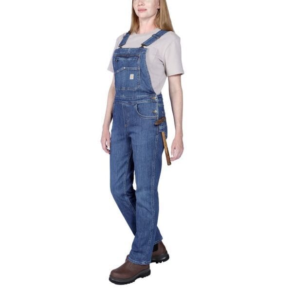 Relaxed Fit Denim Bib Overall