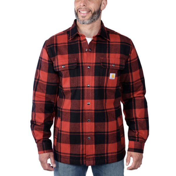 FLANELL SHERPA-LINED SHIRT