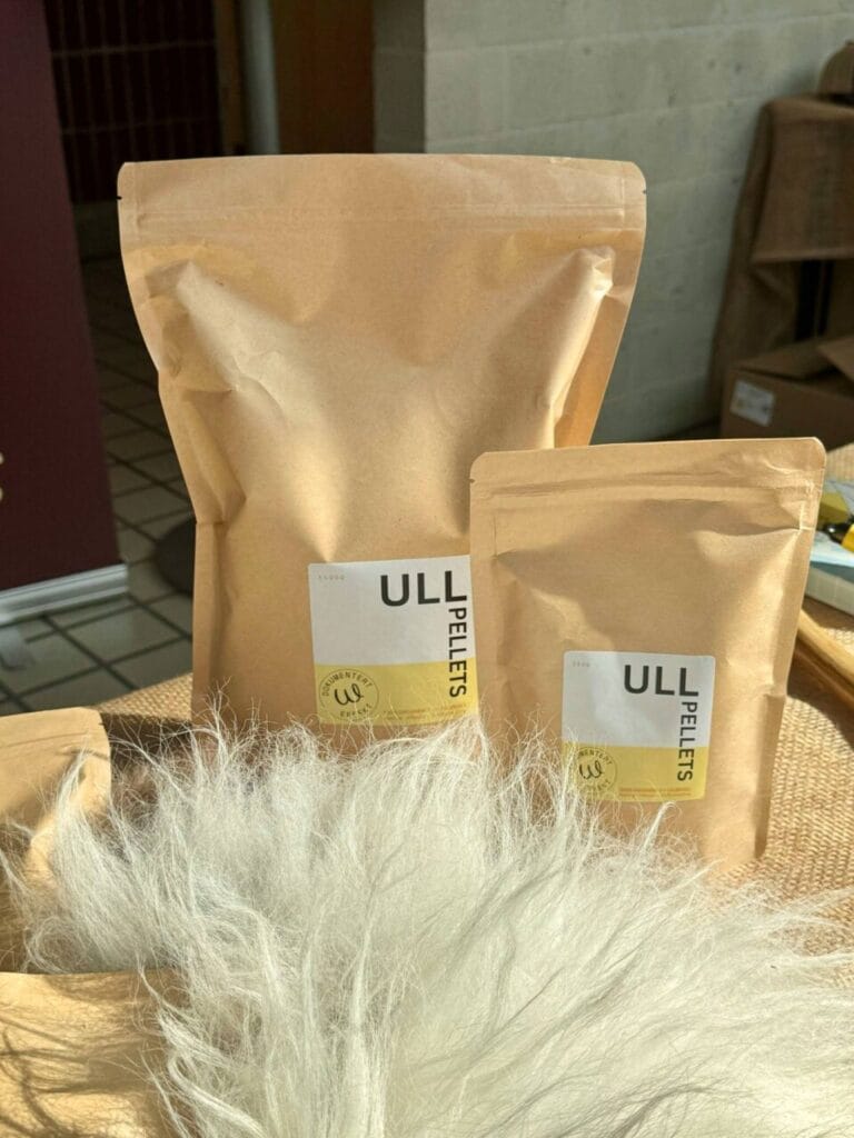 Ullpellets fra Woolero