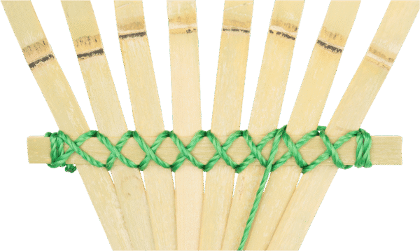 Niwaki Bamboo hand rake - Bilde 3